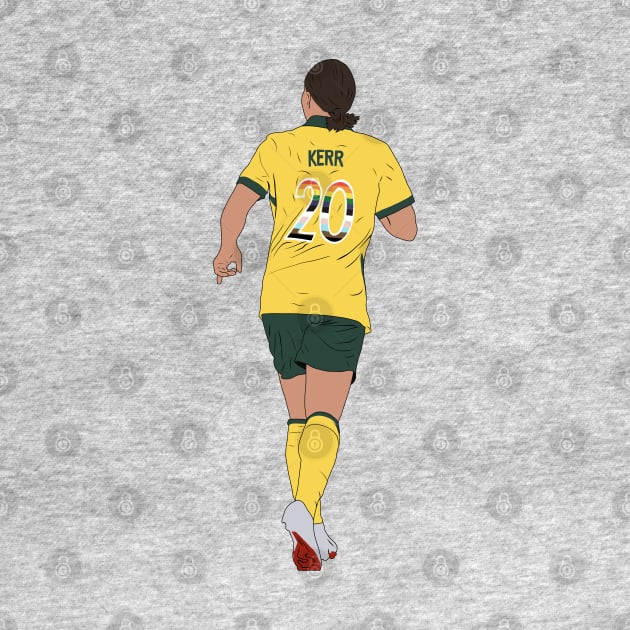 Sam Kerr Matlidas Women's Football by Hevding